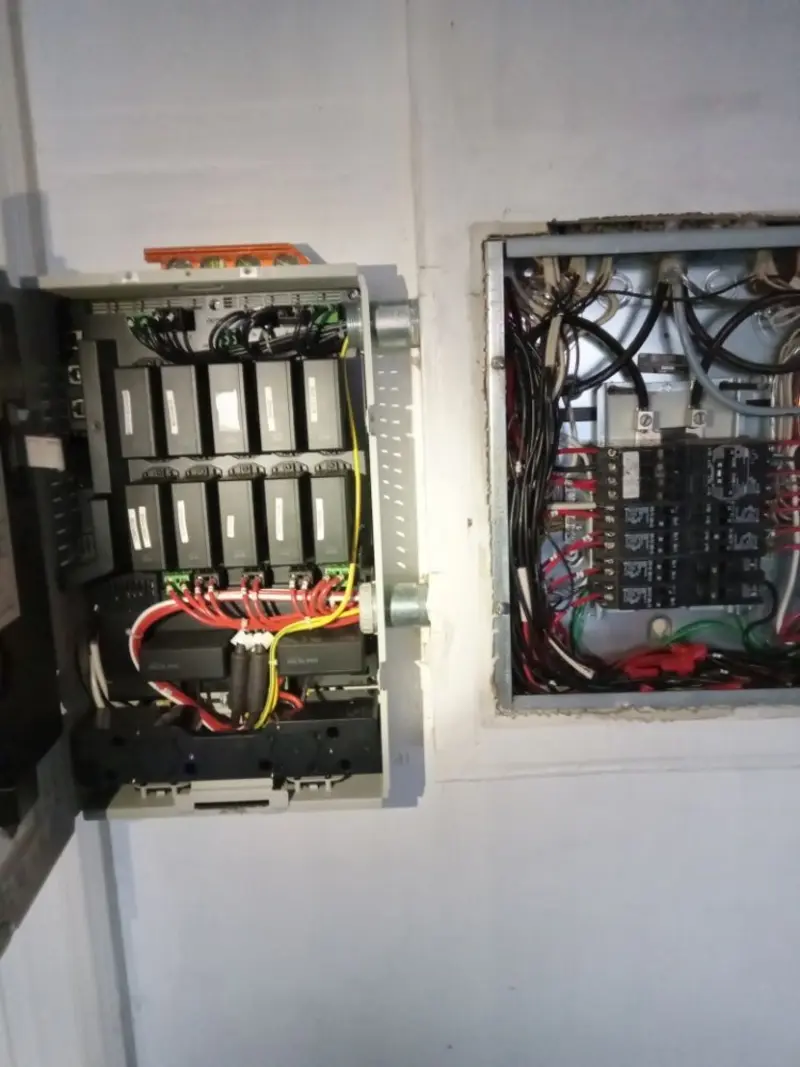 Electrical panel upgrade completed for Indoor Lighting Installation in Washingtonville